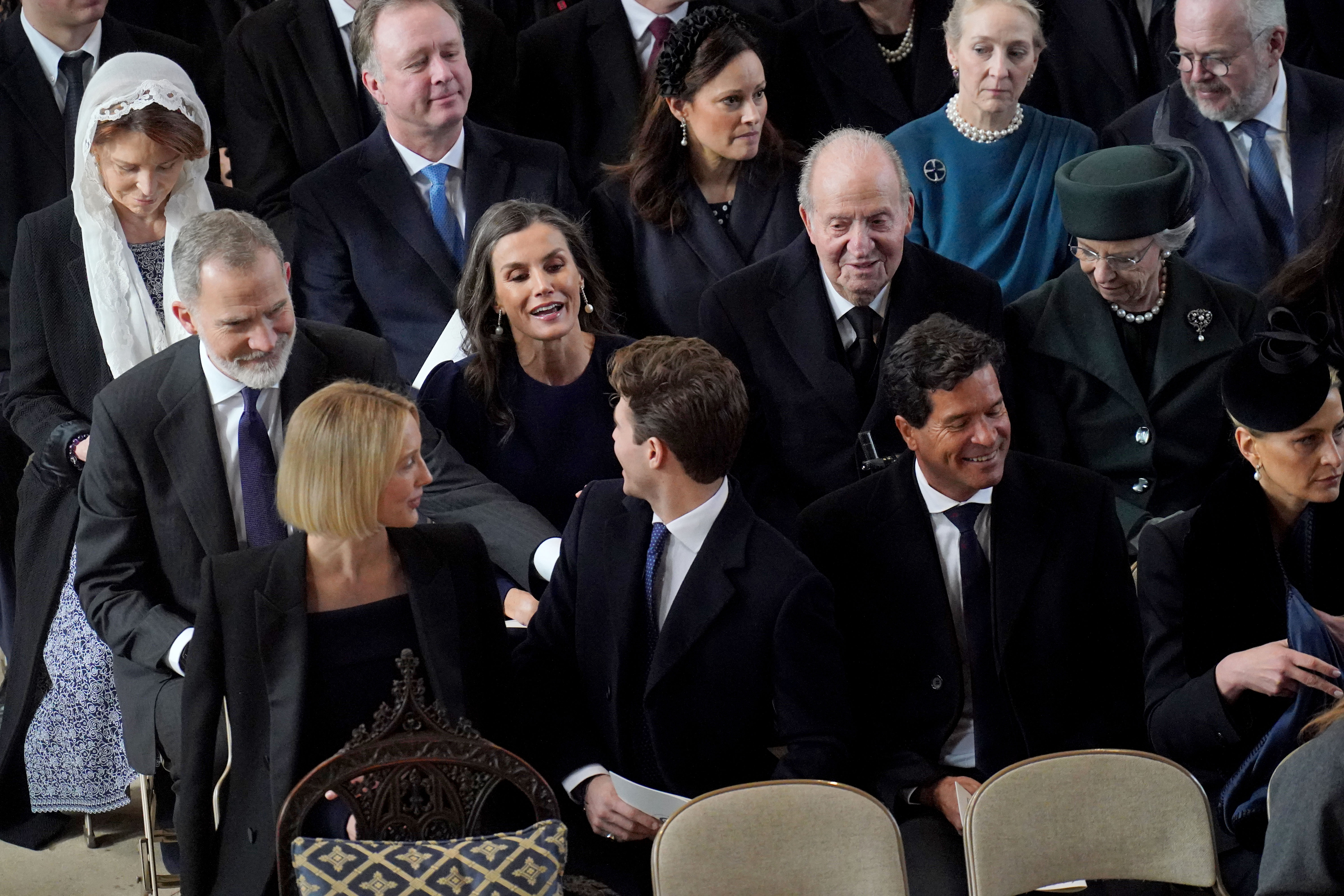 O reencontro de Letizia e Felipe VI com Juan Carlos