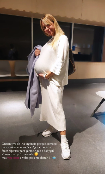Sofia Arruda vive susto na reta final da gravidez
