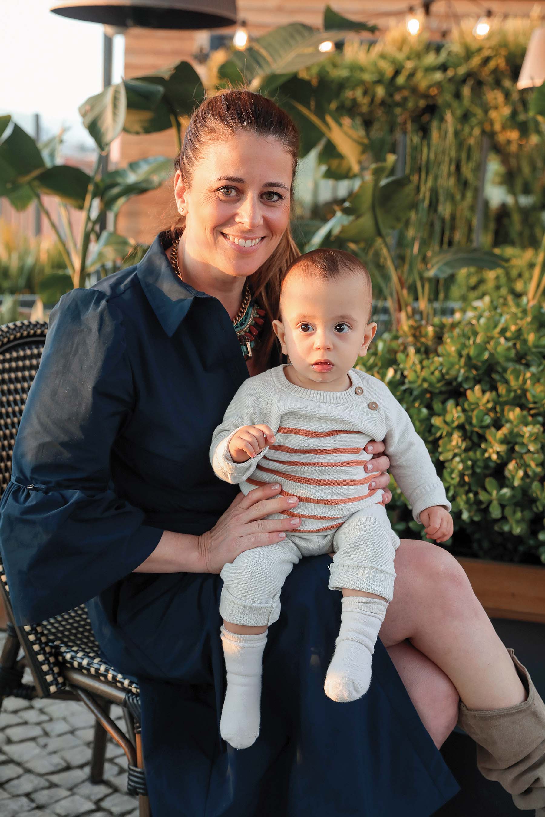 Andreia Vale batizou o filho mais novo Miguel