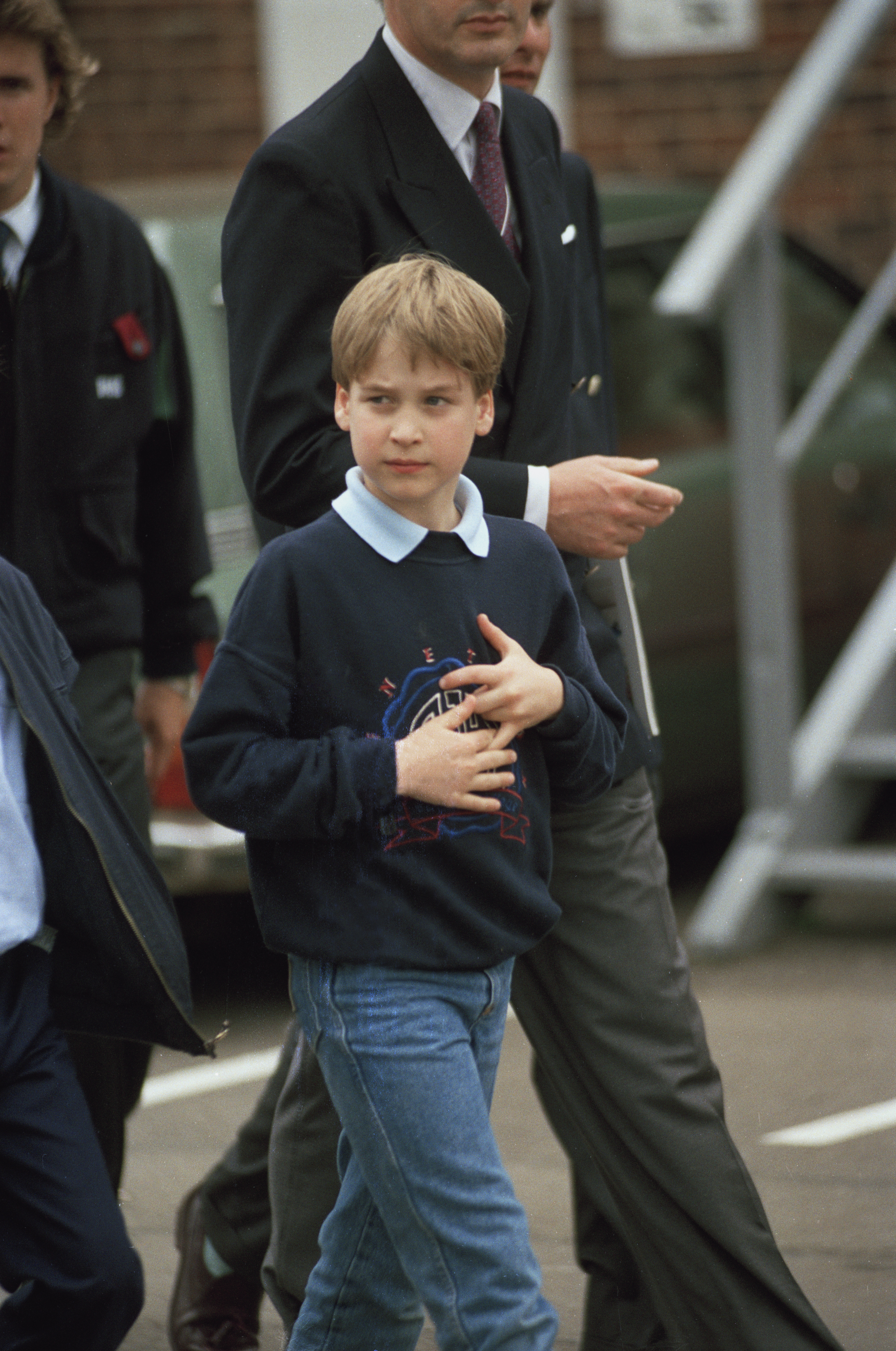 O príncipe William, em 1991