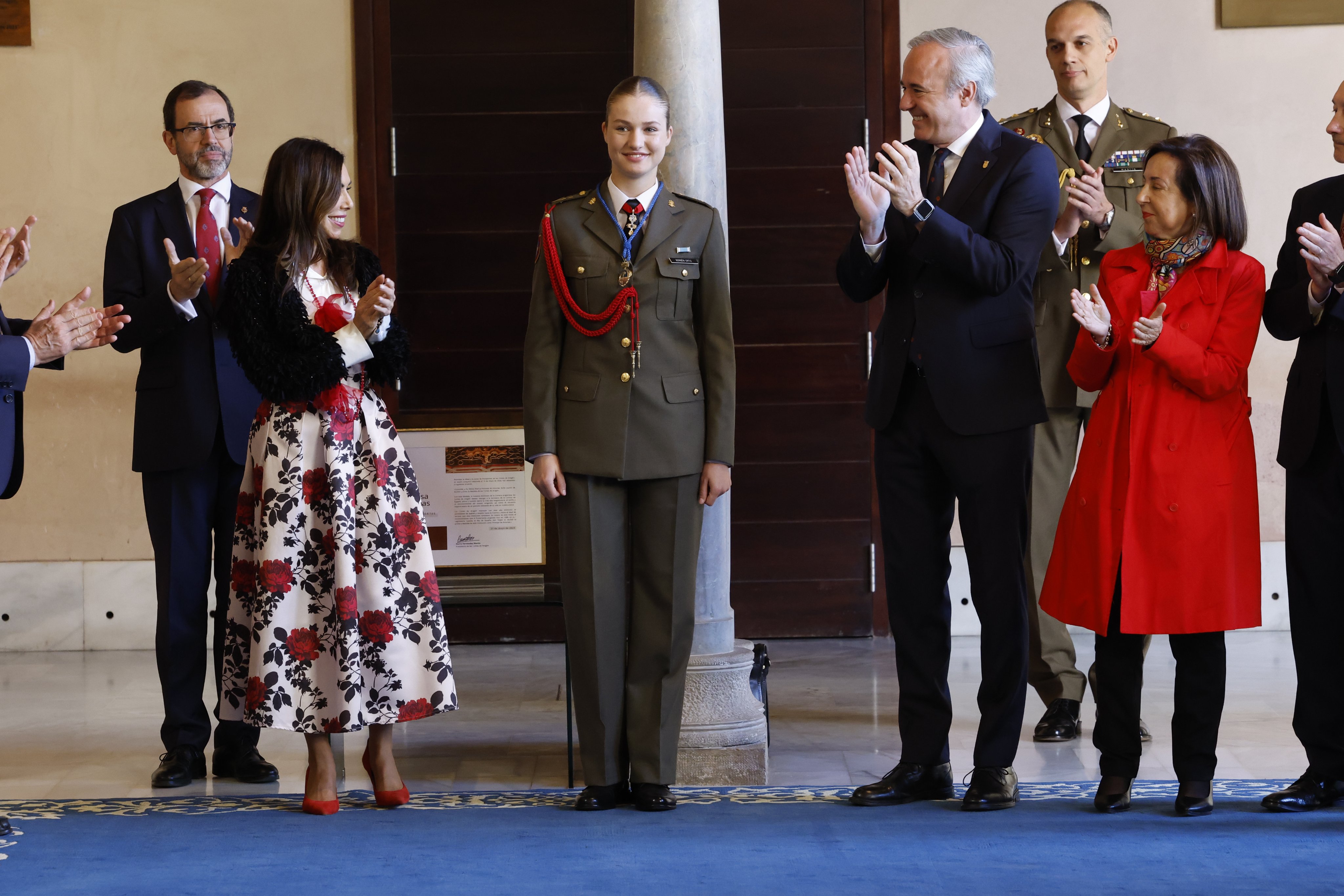 Tal como o pai, a princesa Leonor recebe o título de Filha Adotiva de Saragoça