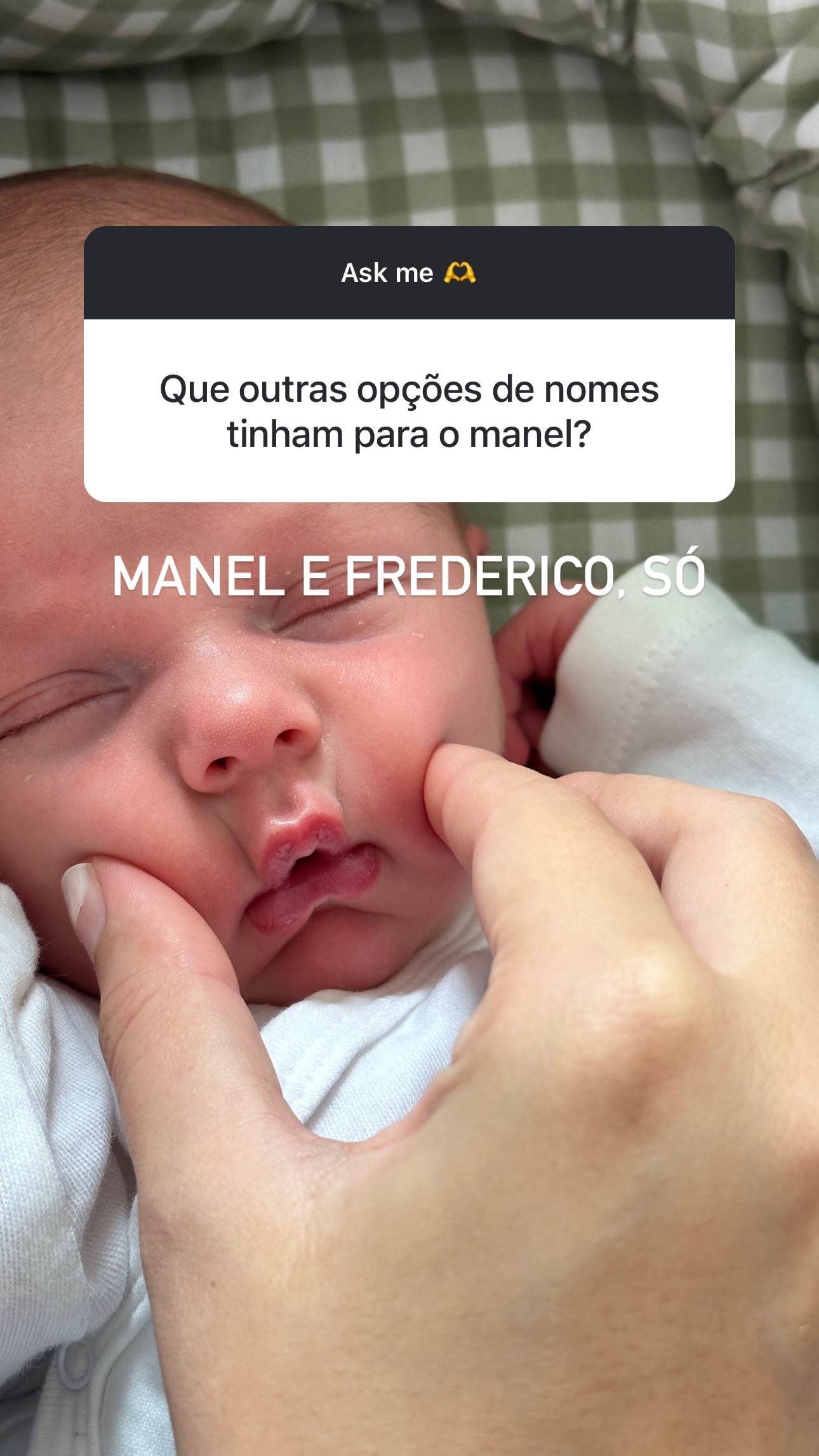 Mafalda Castro desfaz d&uacute;vidas sobre o nome do filho