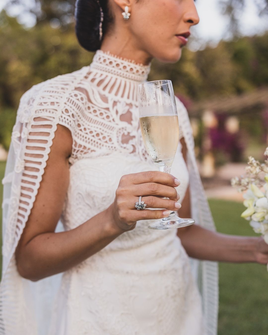 O espetacular vestido de noiva de Sara Salgado