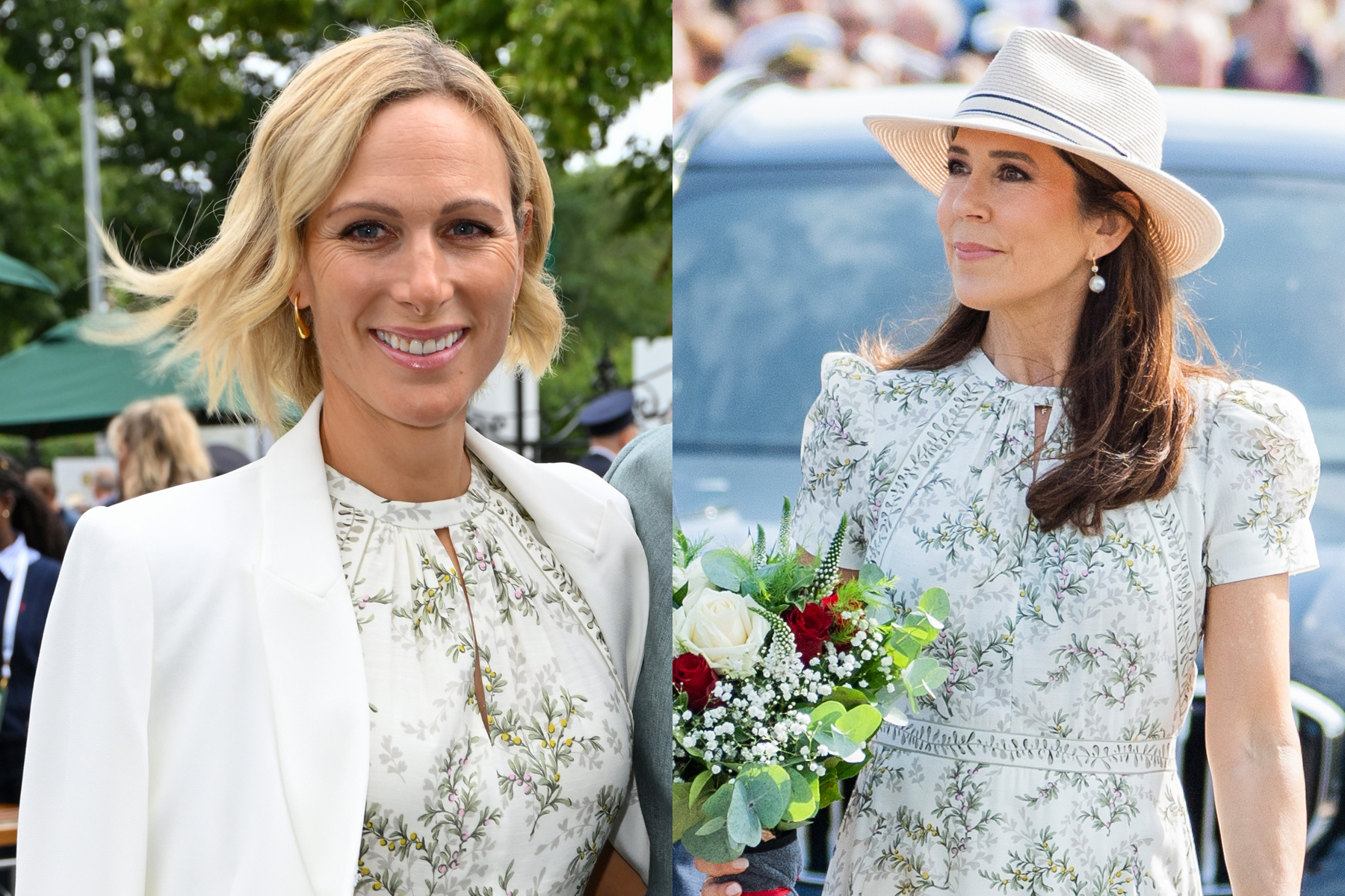 Zara Tindall e Mary da Dinamarca apaixonadas pelo mesmo vestido