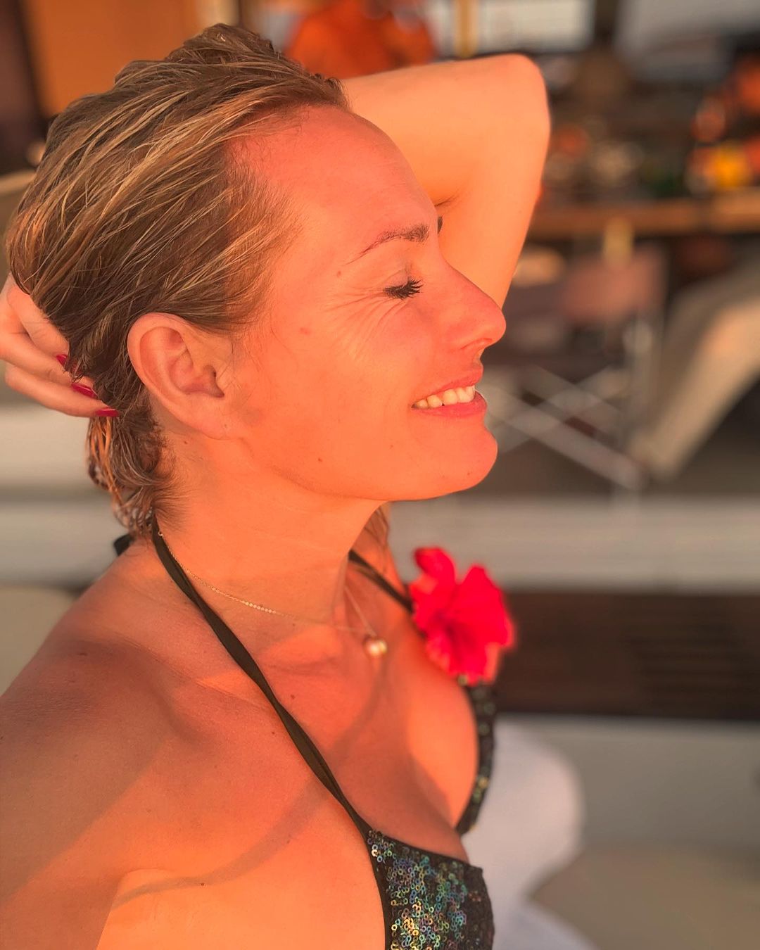 As f&eacute;rias paradis&iacute;acas de Fernanda Serrano na Sardenha, em It&aacute;lia