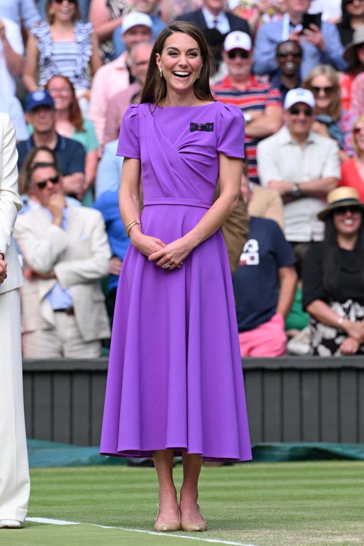 O simb&oacute;lico "look" de Kate em Wimbledon