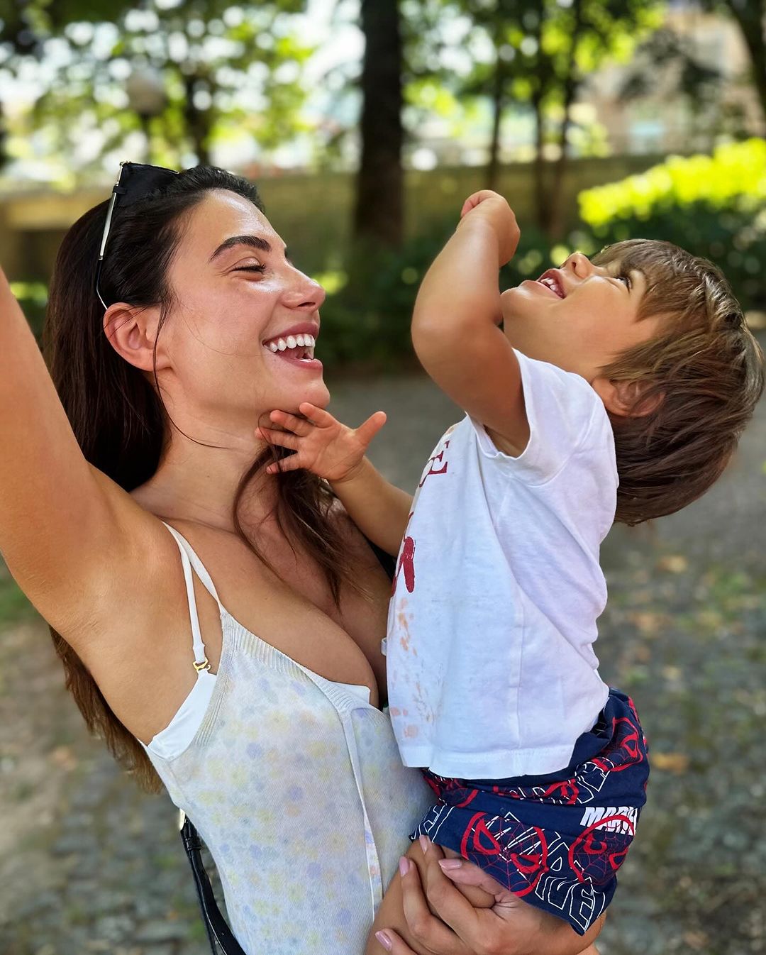 As encantadoras fotos de Carolina Carvalho com Lucas
