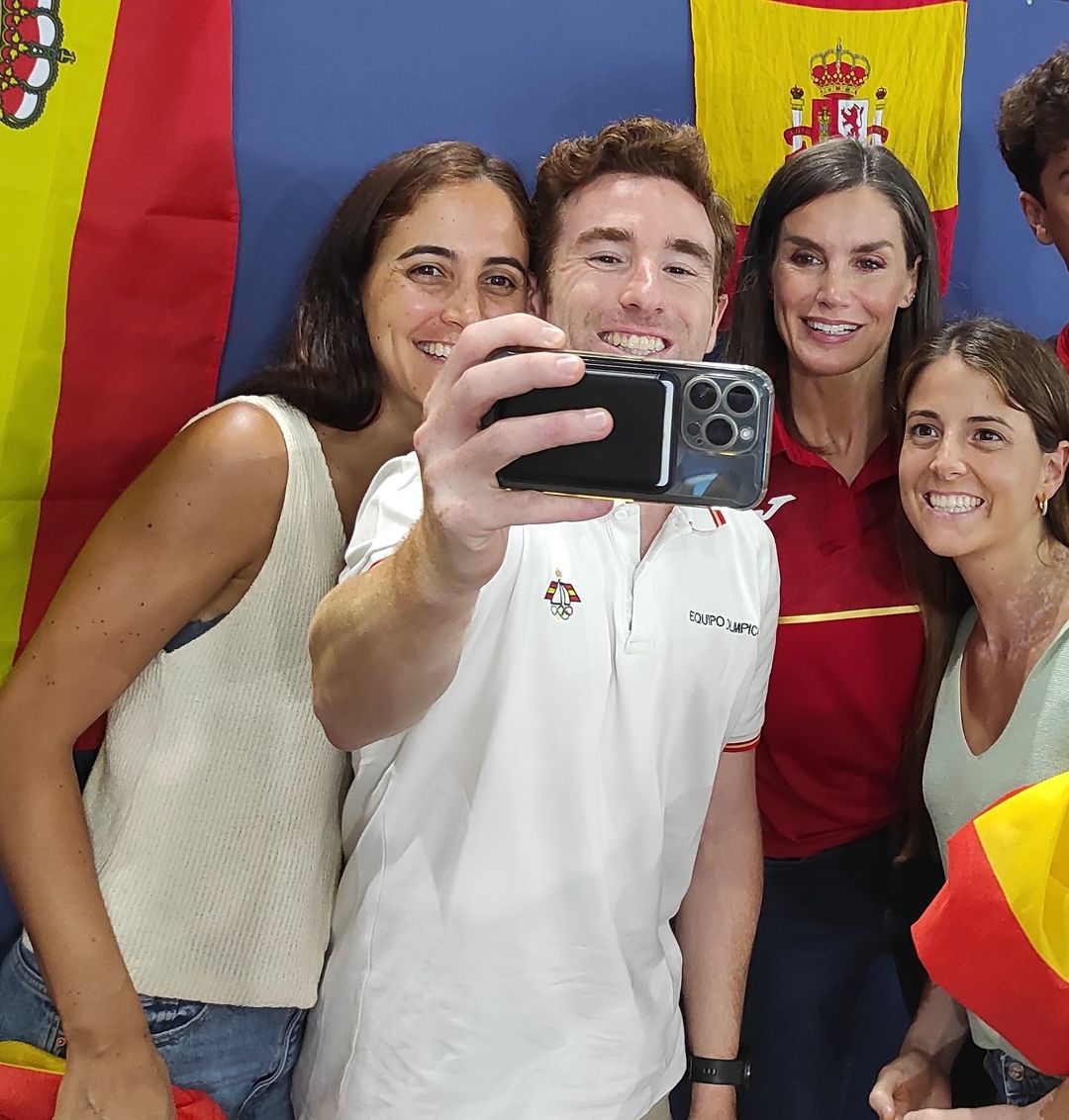 Letizia a rainha das "selfies" nos Jogos Olímpicos de Paris