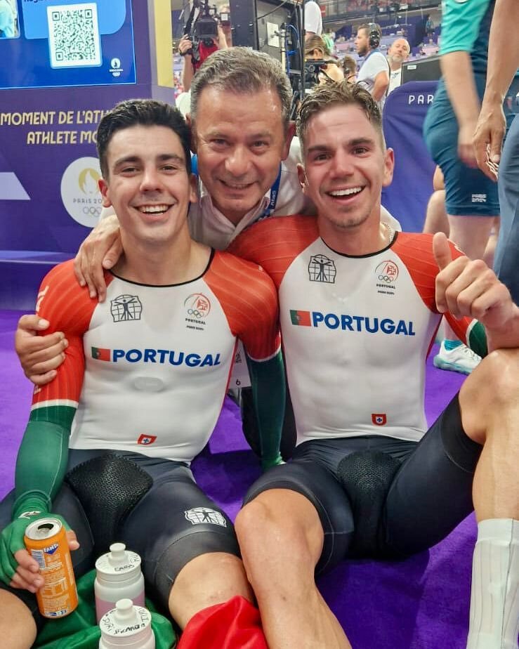 As l&aacute;grimas de felicidade de I&uacute;ri Leit&atilde;o e Rui Oliveira nos Jogos Ol&iacute;mpicos de Paris