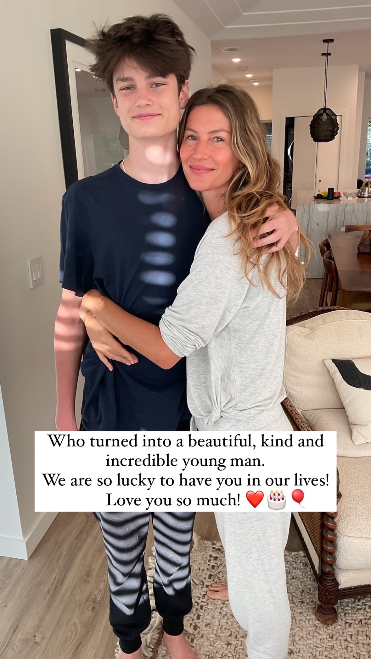 Tom Brady homenageia o filho mais velho no dia do seu anivers&aacute;rio