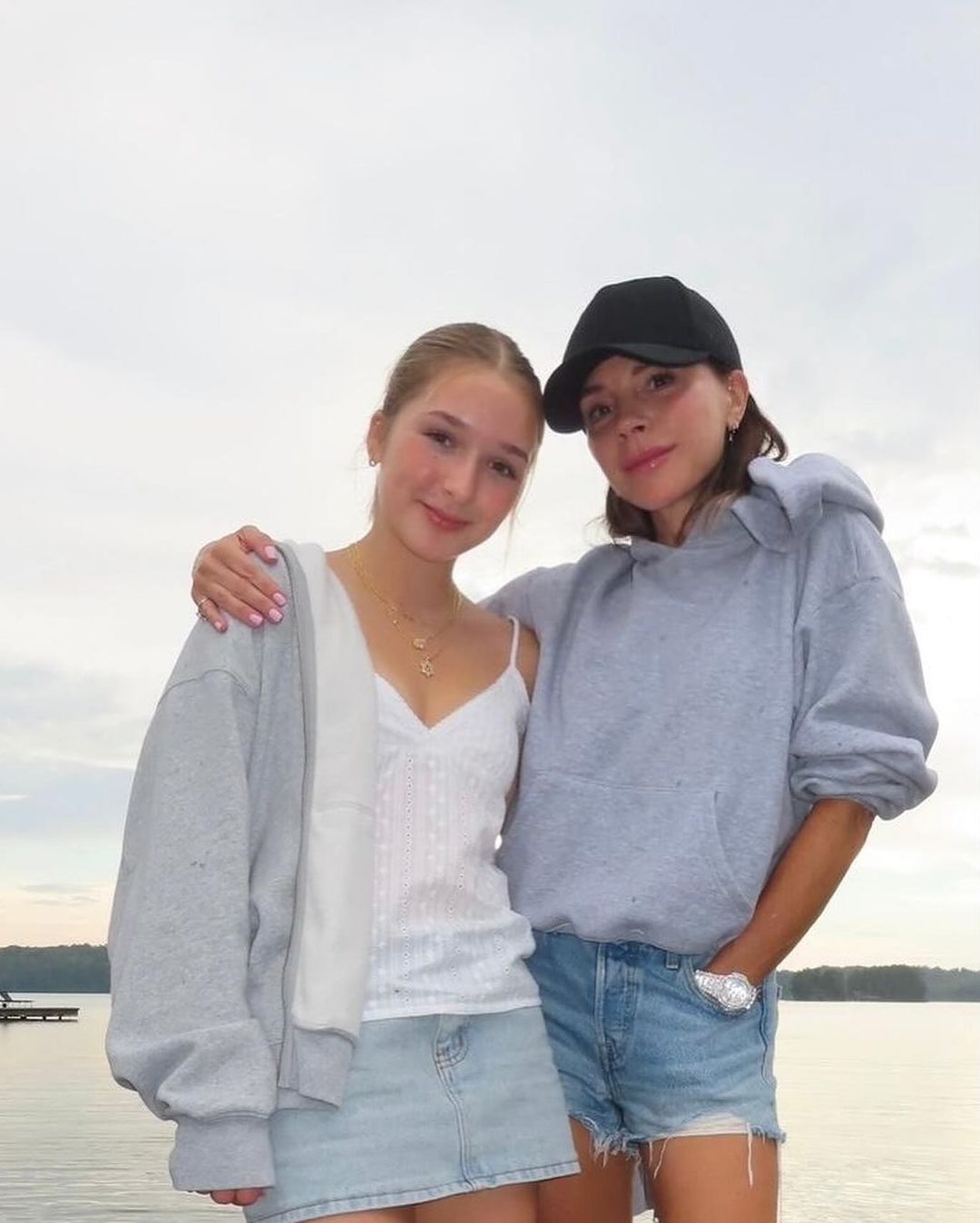 As f&eacute;rias dos Beckham no famoso lago Muskoka, no Canad&aacute;