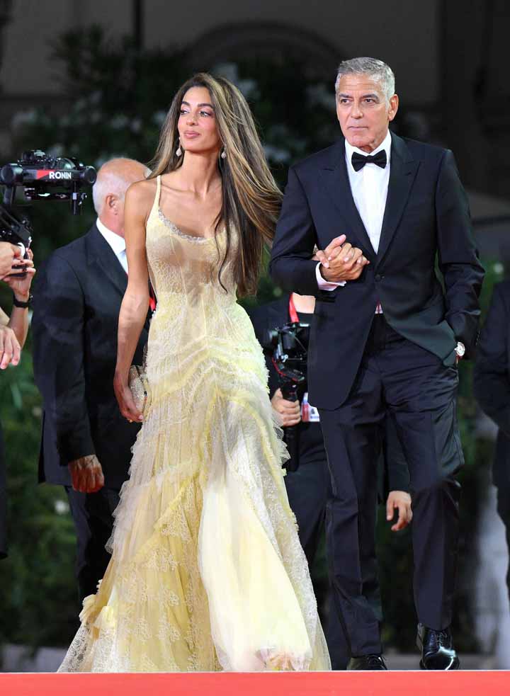George e Amal Clooney regressam &agrave; Veneza depois de 10 anos