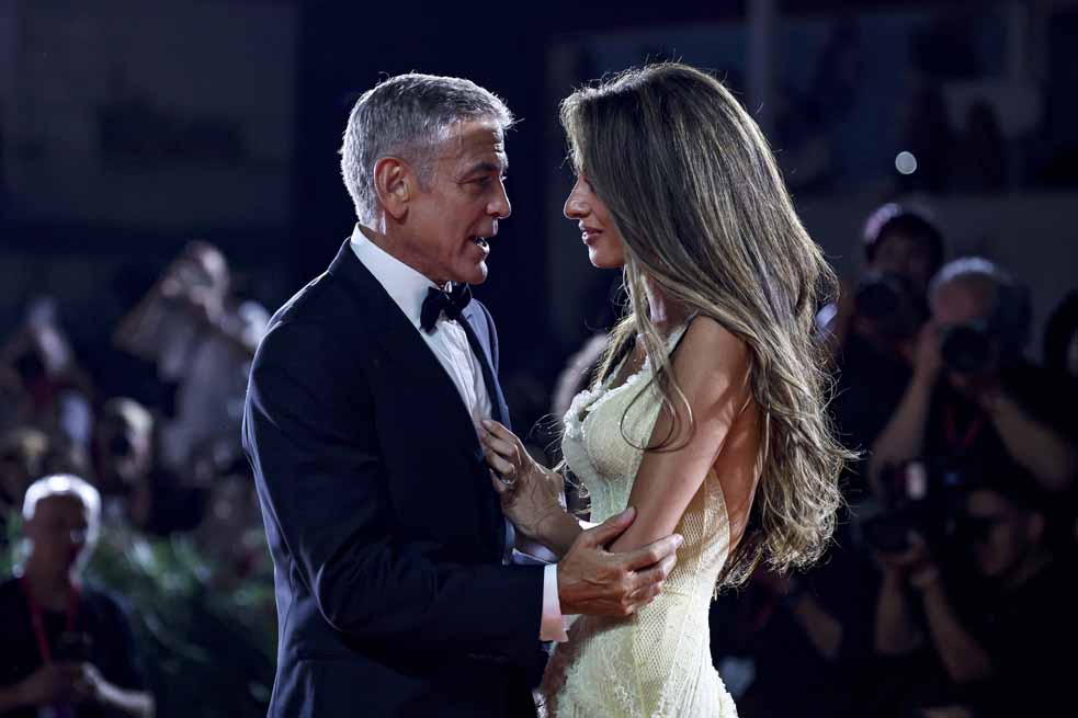 George e Amal Clooney regressam &agrave; Veneza depois de 10 anos