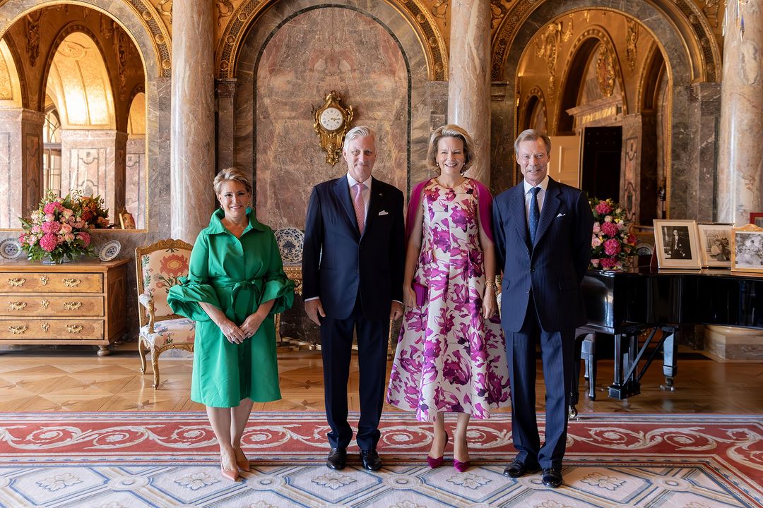 O divertido vídeo da grã-duquesa do Luxemburgo com a rainha da Bélgica