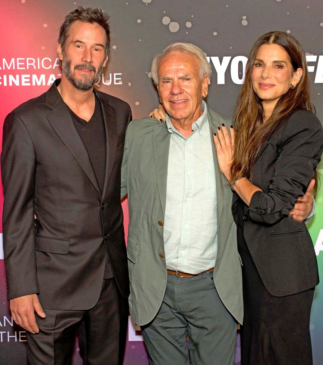 Sandra Bullock e Keanu Reeves juntos para celebrar o 30.º aniversário de "Speed"