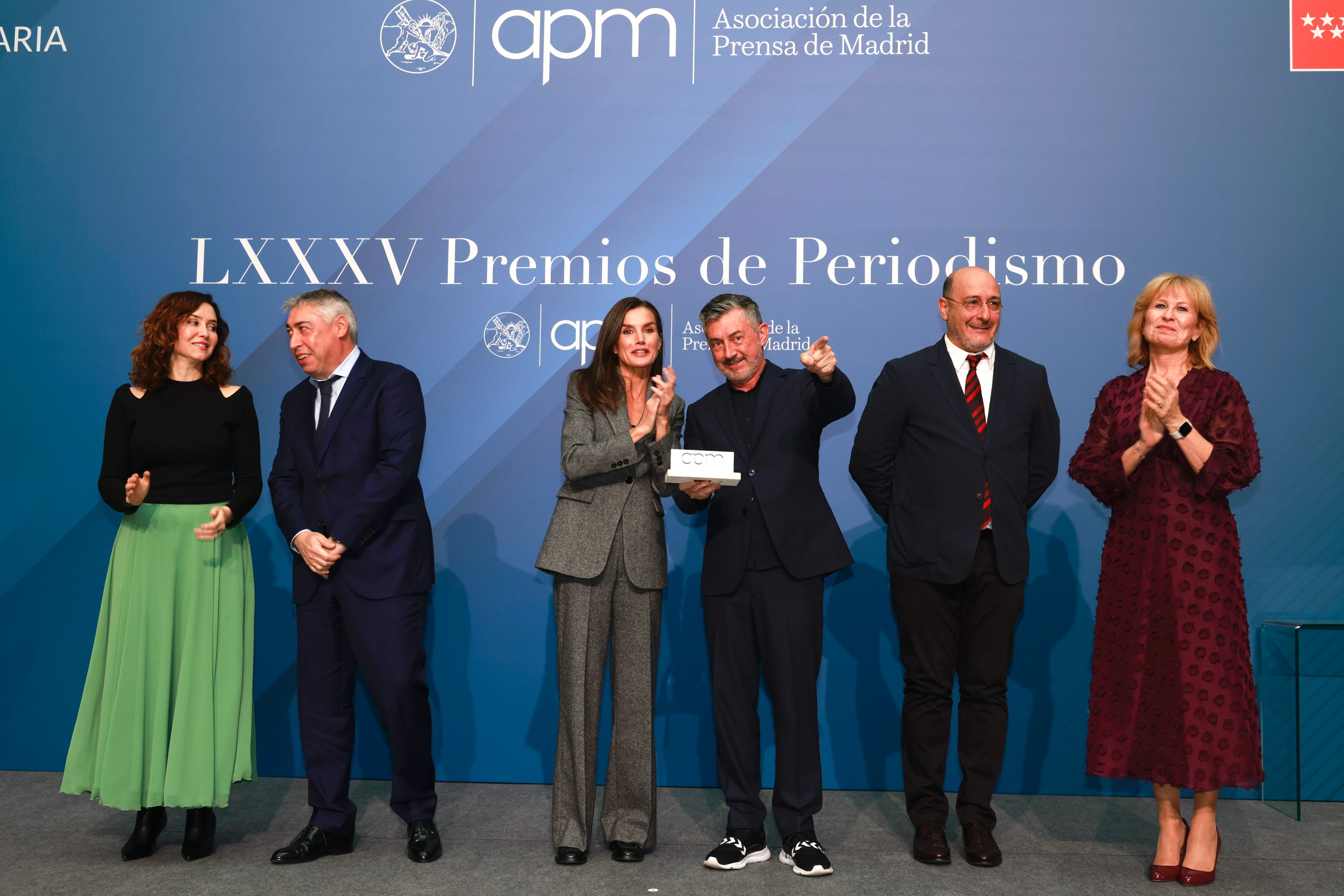 Rainha Letizia na entrega dos prémios de Jornalismo