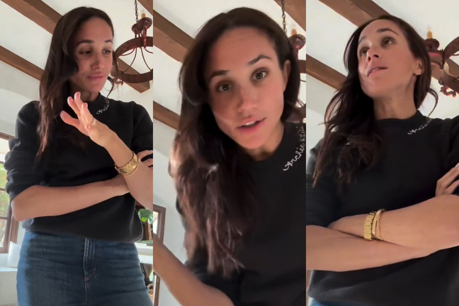 Meghan Markle partilhou um v&iacute;deo onde conta toda a hist&oacute;ria de como, com a ajuda de amigos e ainda de Billie Eilish, ajudou uma adolescente v&iacute;tima dos inc&ecirc;ndios na Calif&oacute;rnia. Foto: @meghan