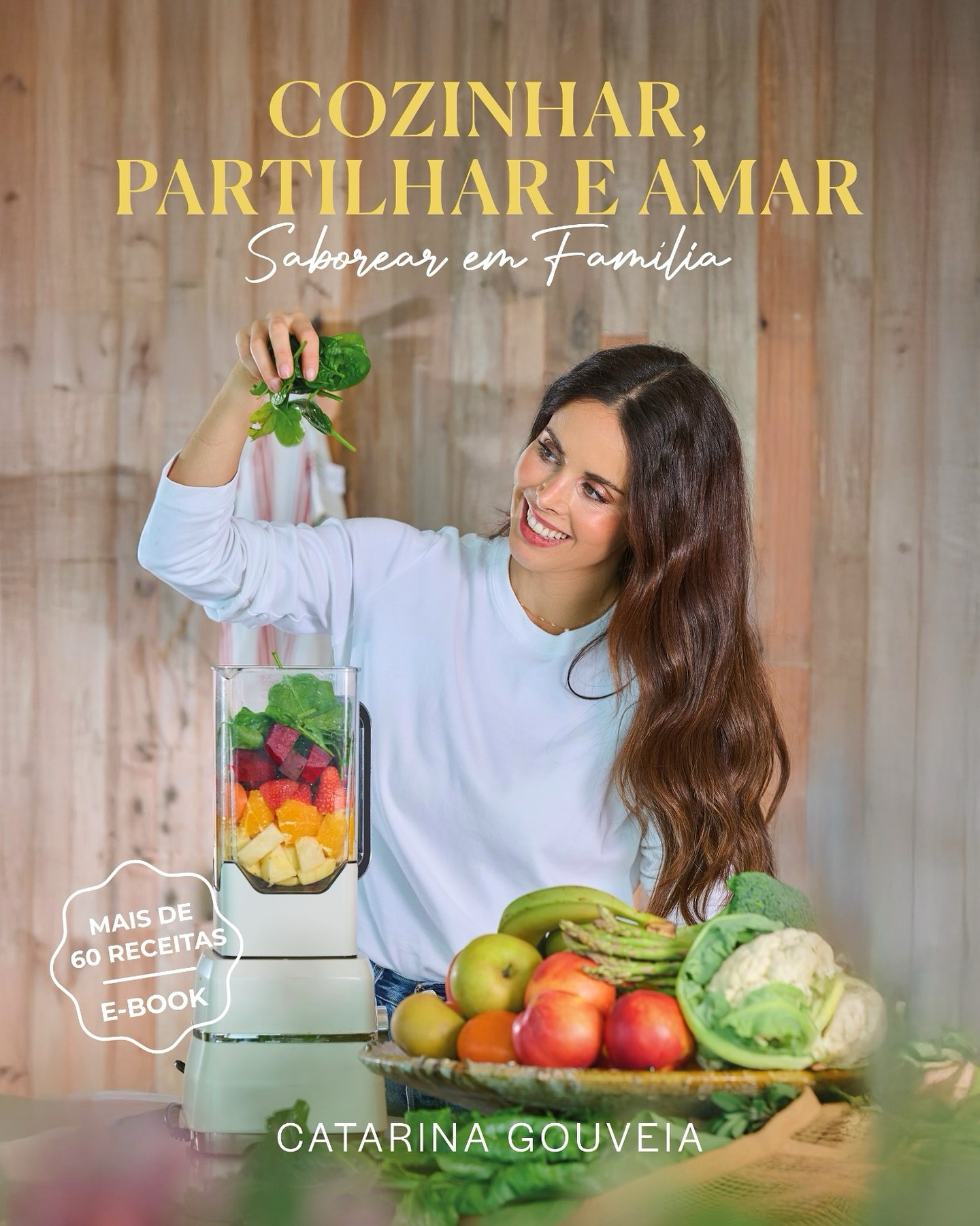 Catarina Gouveia lança livro com 60 receitas saudáveis para toda a família
