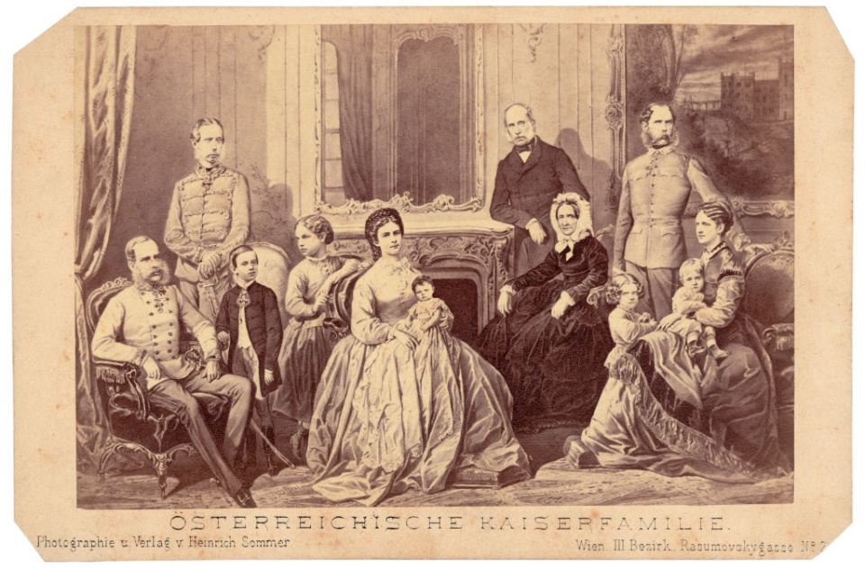 A família do imperador Kaiser Franz Jospeh e Elisabeth da Áustria, a Sissi - Foto: Getty Image