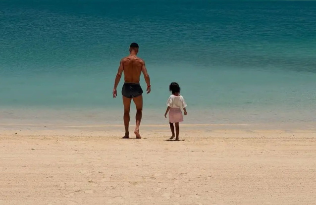 Cristiano Ronaldo e filha