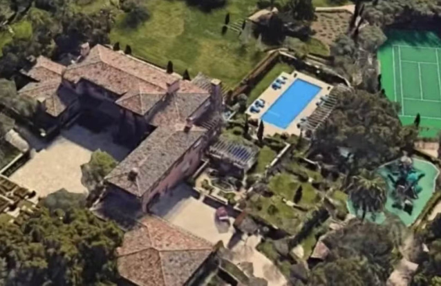 Mansão de Harry e Meghan em Montecito - Foto: Google Earth