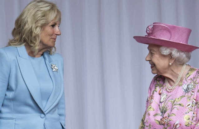 Jill Biden e Isabel II - Foto: Getty Image
