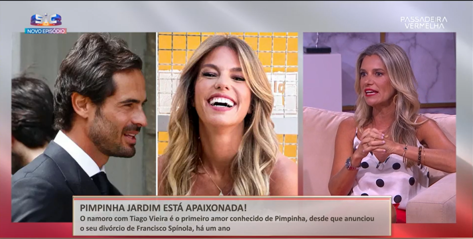 Sofia Jardim comenta sobre o namoro de Pimpinha na Passadeira Vermelha - Foto: SIC Caras