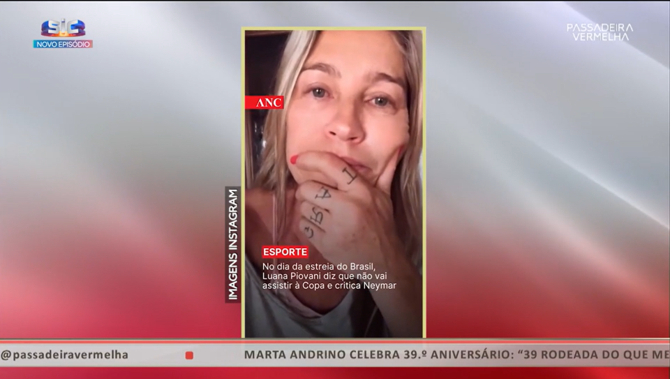 Luana Piovani alvo de críticas na Passadeira Vermelha - Foto: SIC Caras