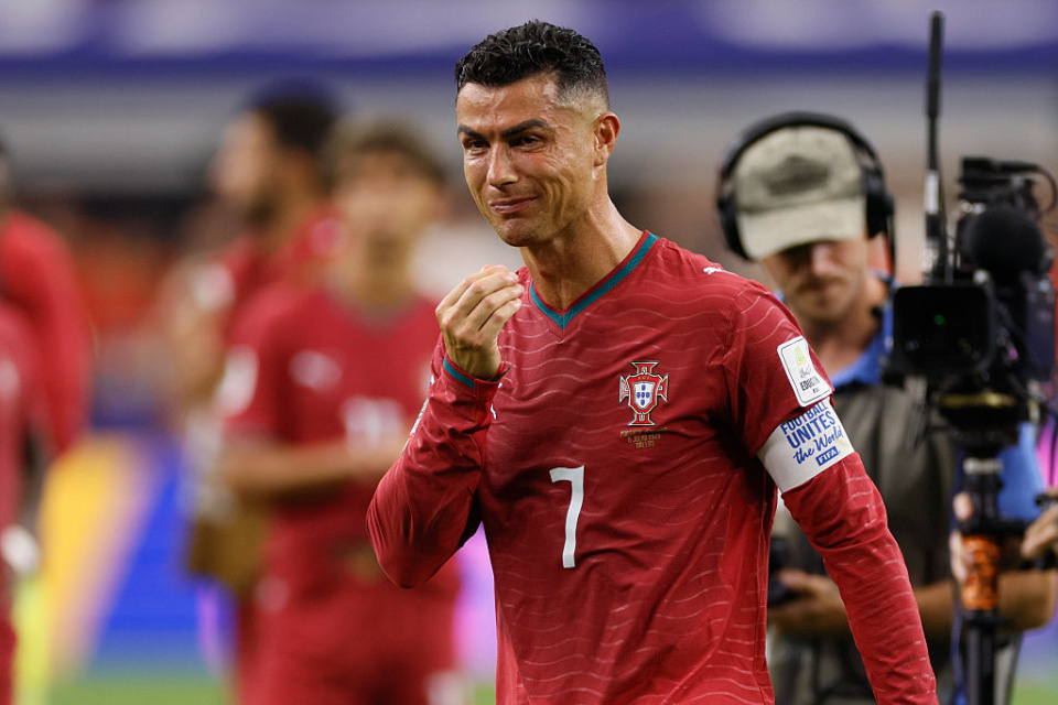 Cristiano Ronaldo chora após eliminação do Mundial 2026 - Foto: Getty Images