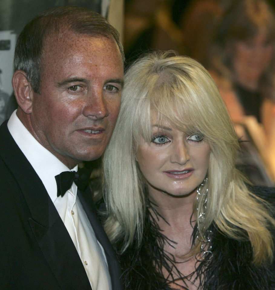 Robert Sullivan e Bonnie Tyler em 2005 - Foto: Getty Images