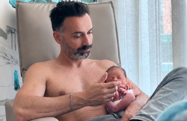 David Cristina com o terceiro filho - Foto: Instagram