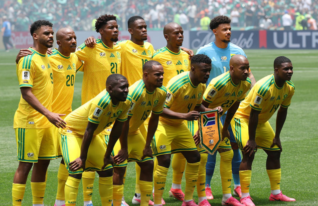 Seleção da África do Sul em partida contra o México no Mundial 2026 - Foto: Getty Images