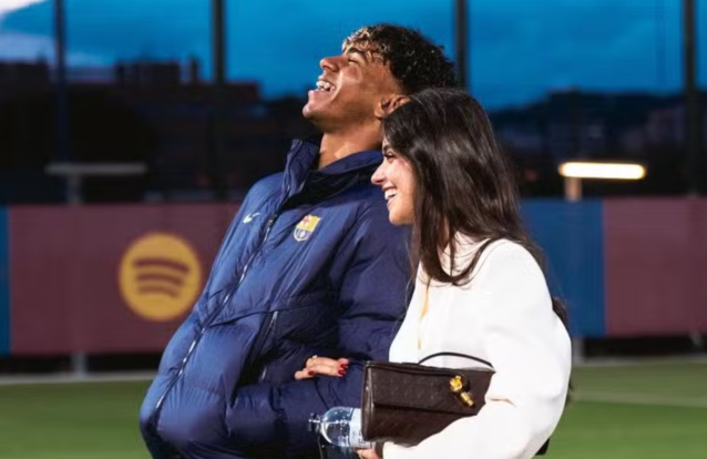 Lamine Yamal e Inés García - Foto: Reprodução/Instagram