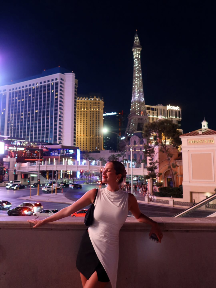 Júlia Palha em lua de mel em Las Vegas