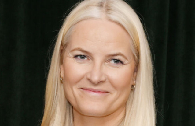 Princesa Herdeira da Noruega Mette-Marit durante Conferência da Sáude Mental em 2023