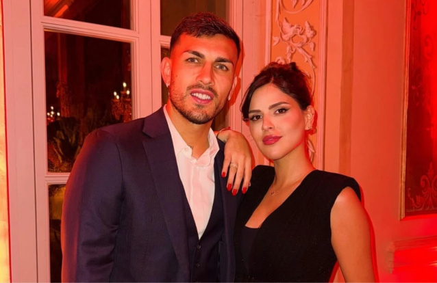 Camila Galante partilhou um registo ao lado do marido, Leandro Paredes, nas suas redes sociais. Foto: Instagram / @ccamilagalantee